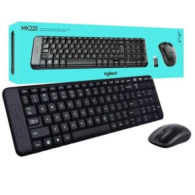 Combo teclado y raton logitech mk220