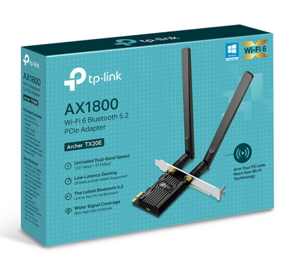 ADAPTADOR TP-LINK AX1800 WIFI6 PCI-E BLUETOOTH 5.2
